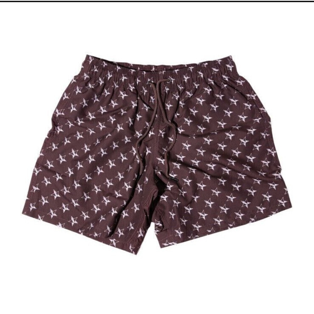 Brand New Jeffree Star Chocolate Swim Shorts Medium Trunks Unisex